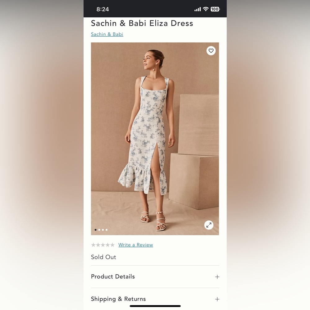 Sachin & Babi Eliza Dress